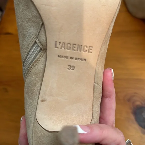 L’AGENCE Aimee Suede Ankle Boots - Picture 9 of 12